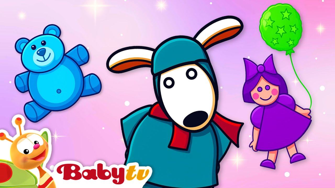 Descubre los juguetes con Louie 🧸🎈 | Aprende primeras palabras para bebés @BabyTVSP