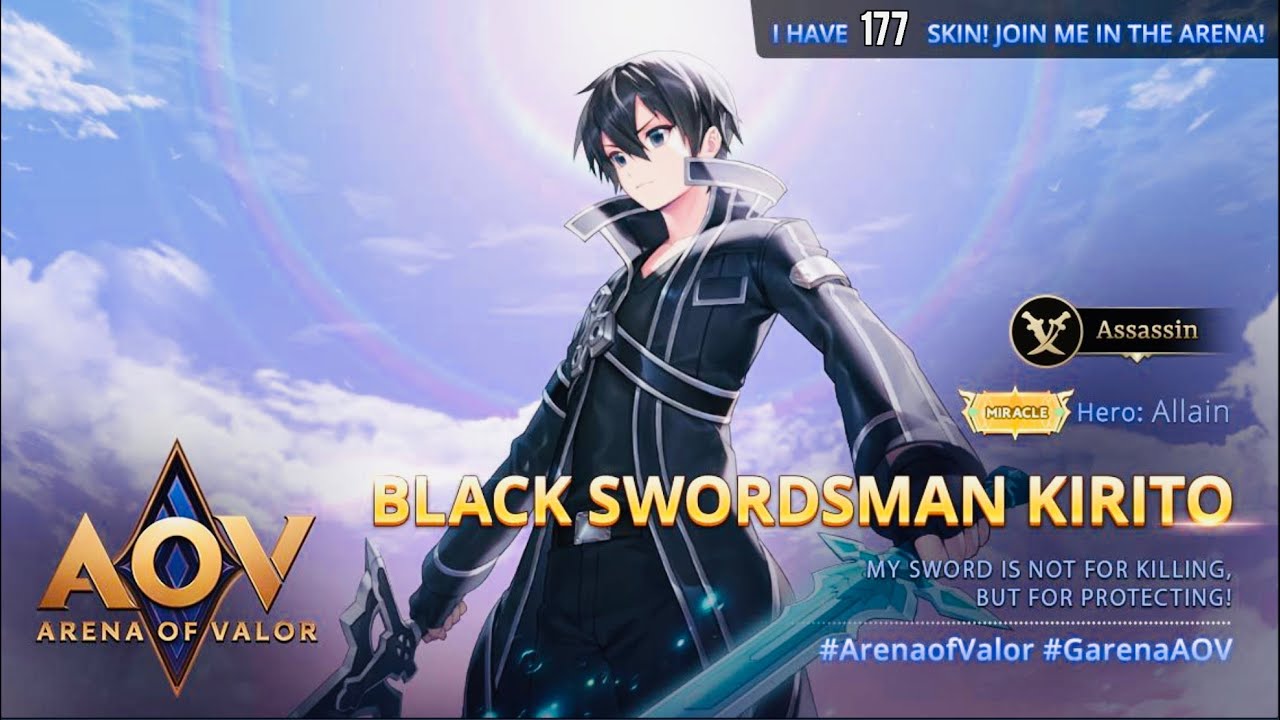 AOV - Arena Of Valor - Allain aka Kirito gameplay