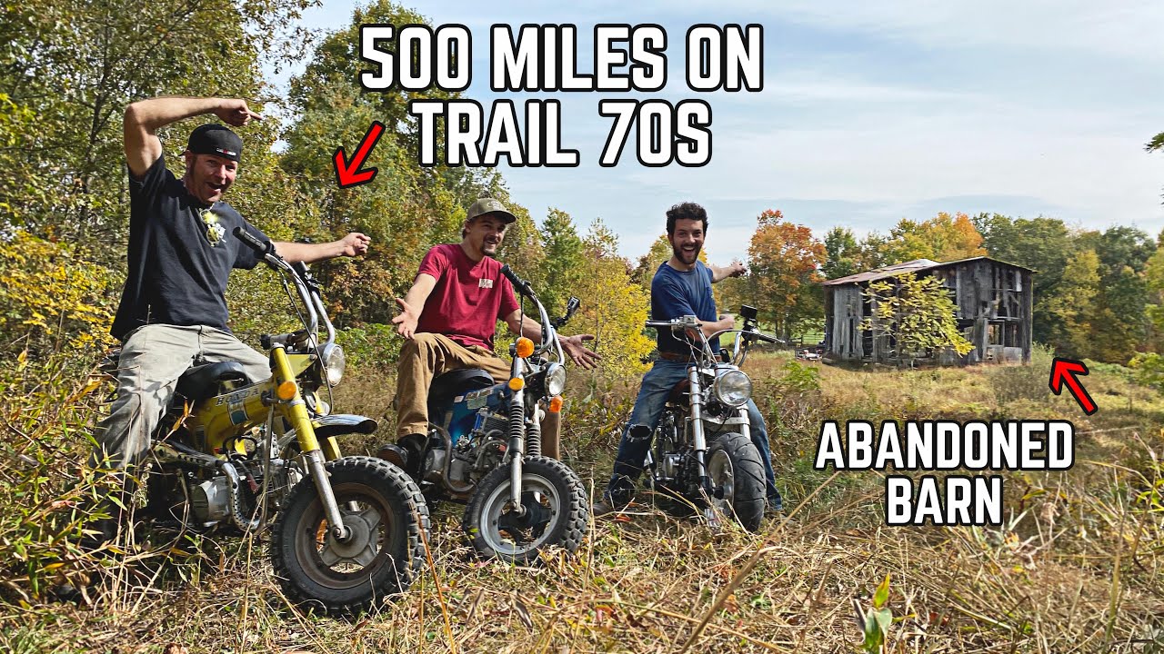 Riding 500 miles on 70’s Honda MINI BIKES to Find Ike’s ABANDONED Mountain Cabin! 2020 Fall Special!