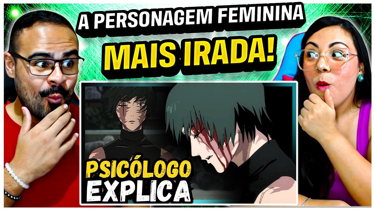 REACT PSICOLOGIA DOS ANIMES | Quando a Rejeição Vira Alimento ( O Colapso de Maki Zenin )