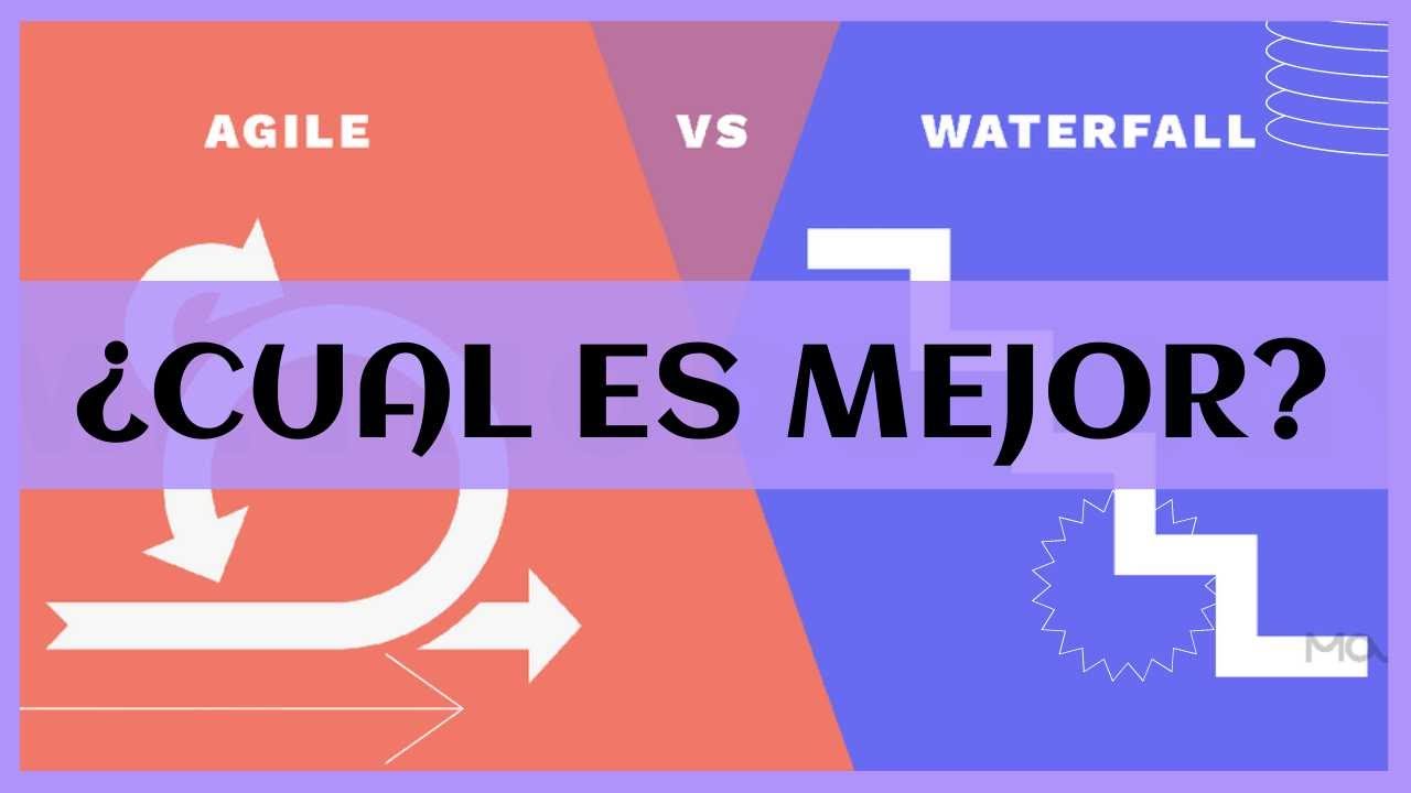 🔥 DIFERENCIA entre las METODOLOGÍAS Waterfall (en cascadas) & Ágil | En español