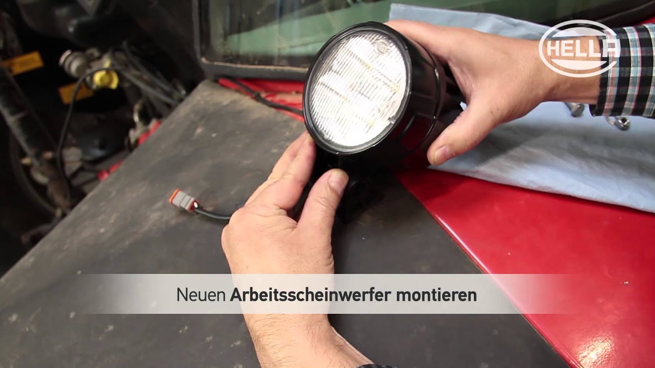 Umrüstung auf LED-Arbeitsscheinwerfer von HELLA