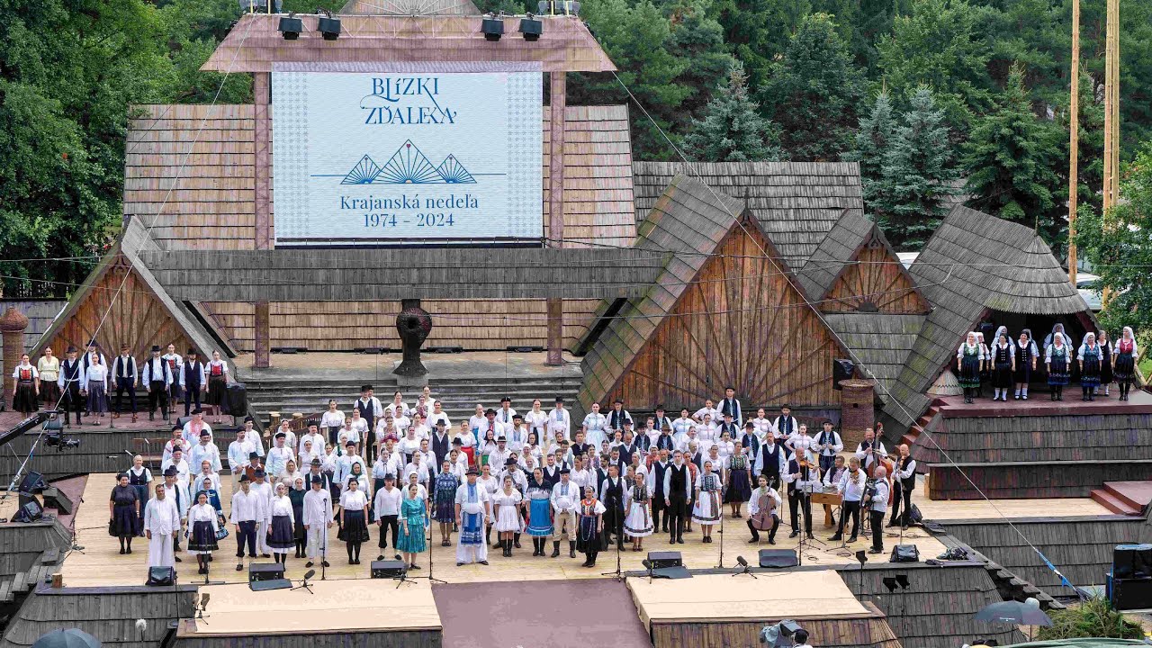 KRAJANSKÁ NEDEĽA-BLÍZKI ZĎALEKA - Folklórne slávnosti pod Poľanou v Detve 14.7.24