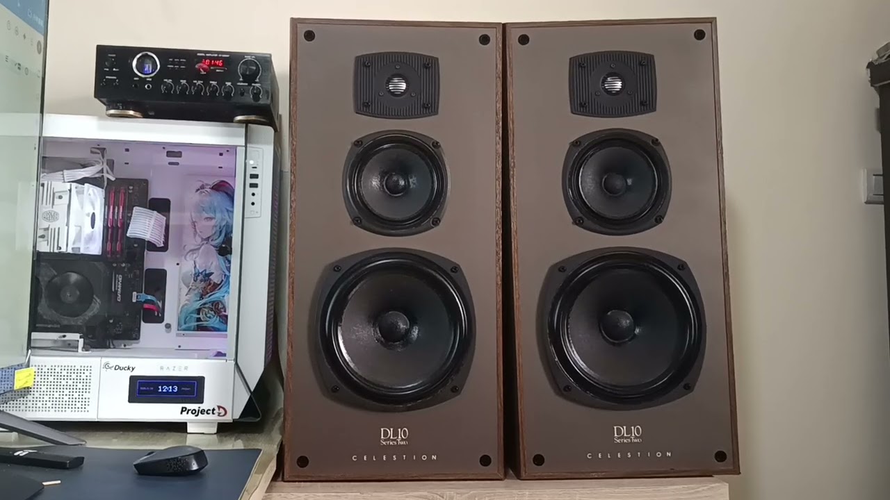 英國製 Celestion DL10 Series Two三音路大書架喇叭,十吋低音