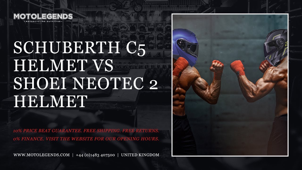 Шлем Schuberth C5 против шлема Shoei Neotec 2