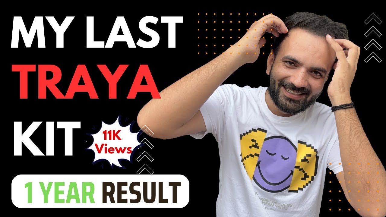 Taraya hair genuine review 1 year 🥹 | hair loss | Traya result | hair grow | balding solution | hair