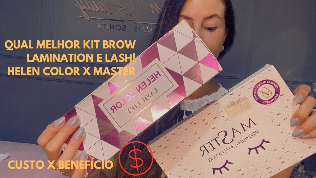 Kit Brow Lamination e LASH LIFTING | kit Master x Helen Color