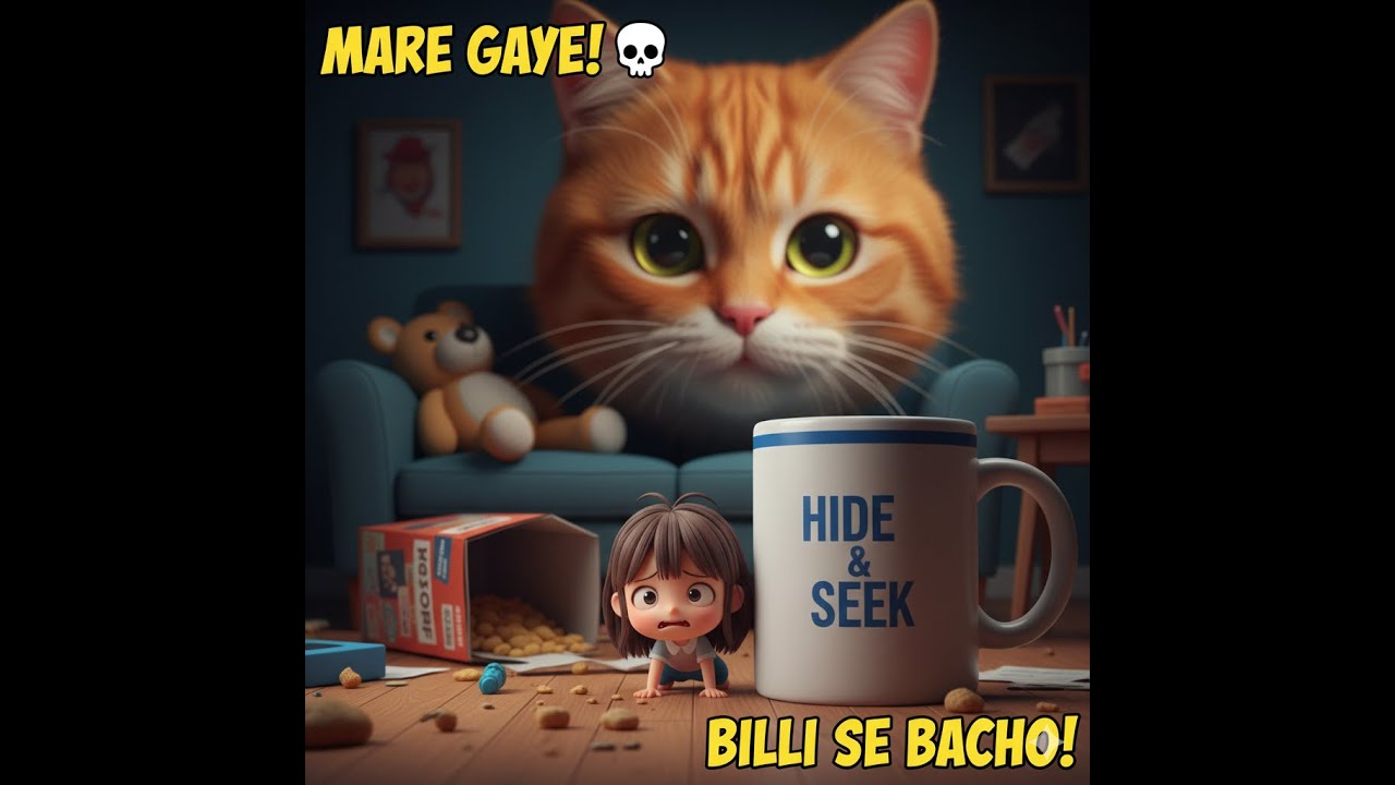 Pakde gaye toh Khatam! 😂 | Hide & Seek Challenge #hideandseekcatescape #shorts