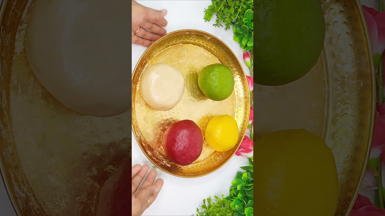 Rainbow poori #shorts #recipe #gehunkeaatekinashta #Rainbowpoori #healthybreakfast #foodie