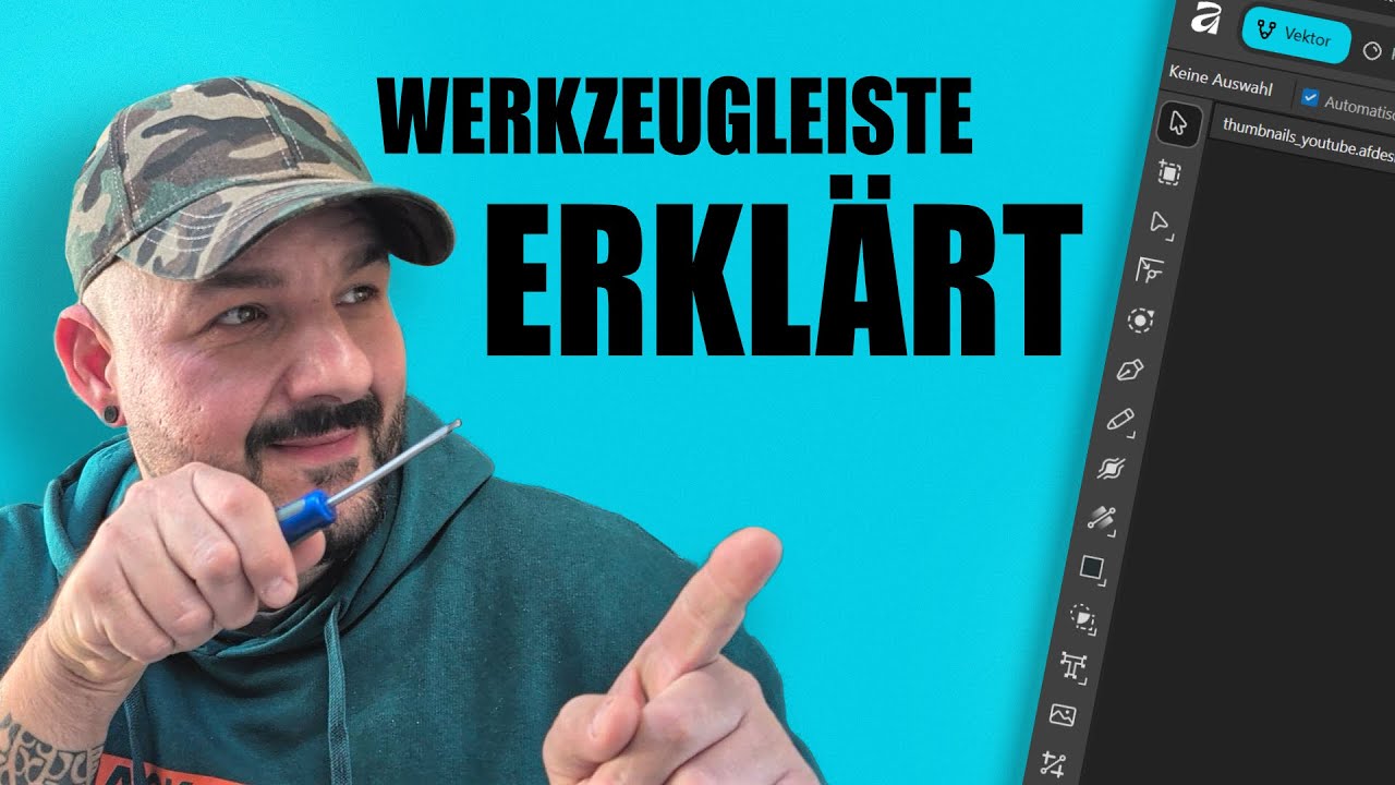 Werkzeugleiste in Affinity 3.0 (Vector) erklärt!
