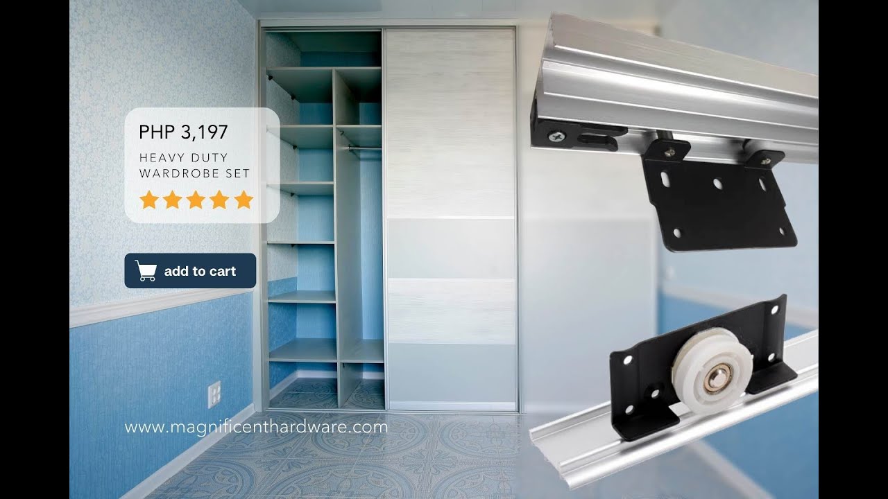 DIY Heavy Duty Sliding Wardrobe Cabinet (120kg capacity)