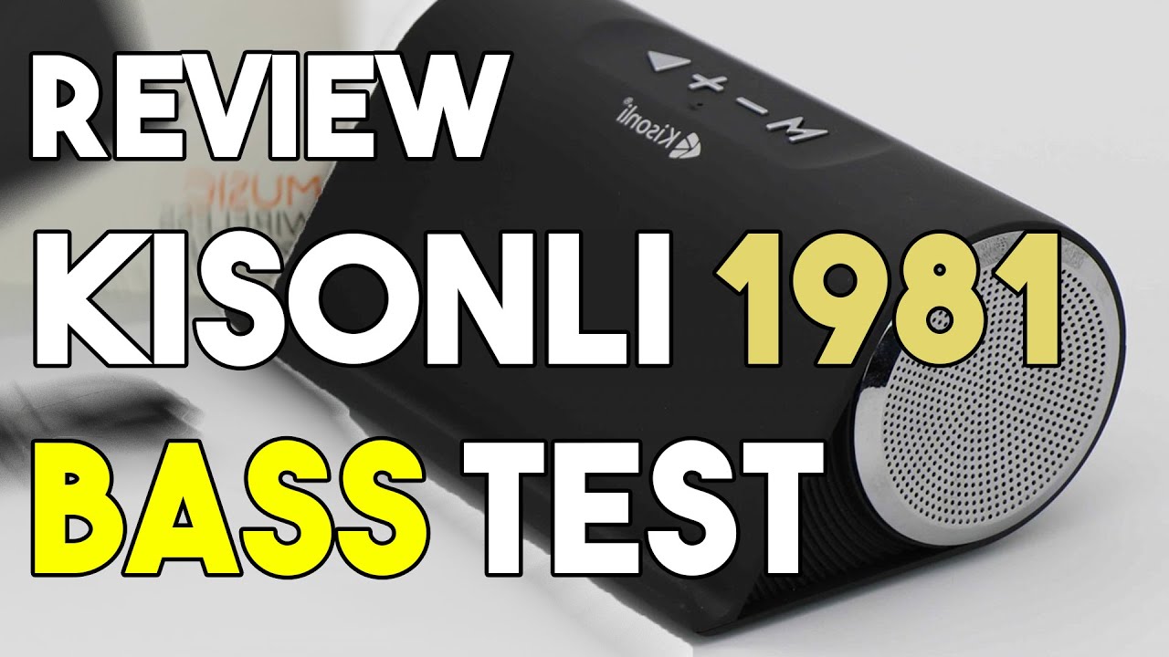 Kisonli Ks 1981 review , Kisonli bluetooth speaker $12 Bass Speaker
