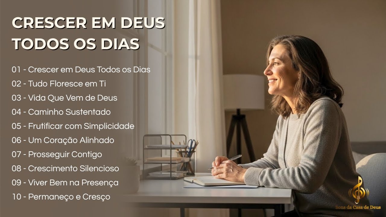 Crescer em Deus Todos os Dias | Louvor para nutrir a fé e caminhar na presença de Deus