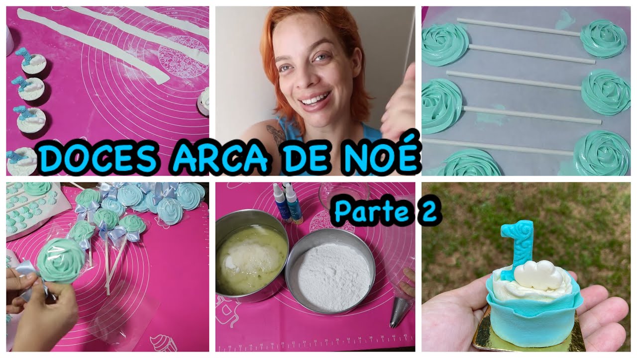 FAZENDO SUSPIROS E  PERSONALIZANDO BOMBONS - ROTINA ENCOMENDA - ARCA DE NOÉ - PARTE 2