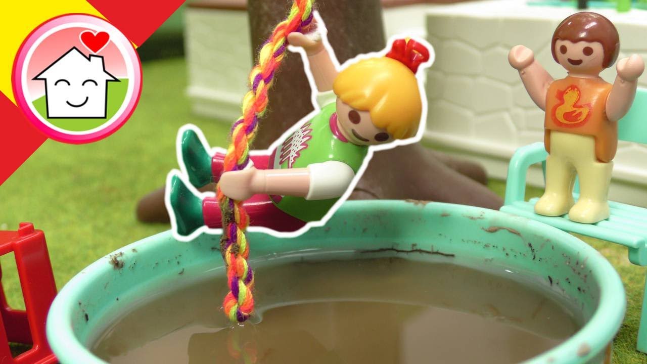 Playmobil en español Jugando con Anna y Lena en este Mega Pack - La Familia Hauser