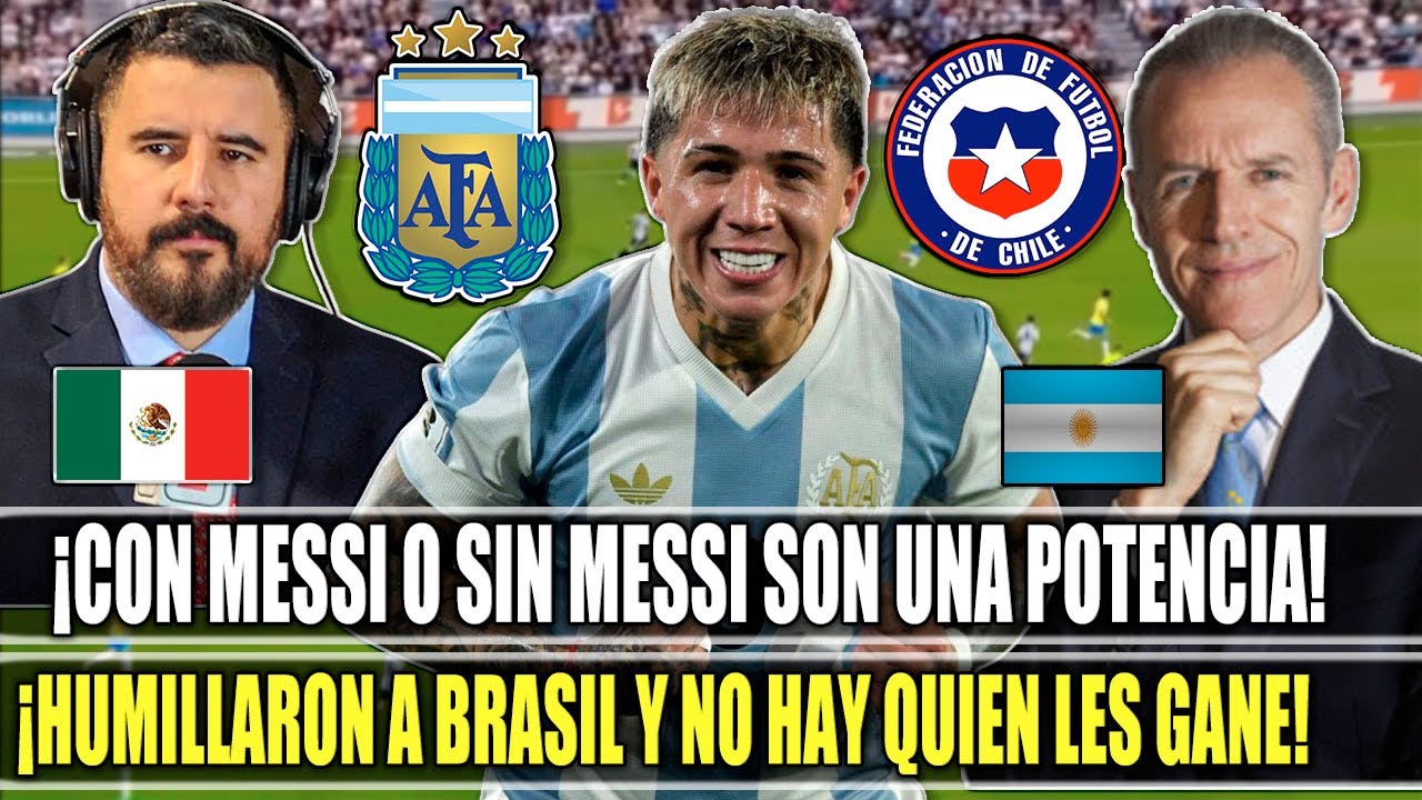 ¡FUE UNA PALIZA HISTORICA! PRENSA MEXICANA REACCIONA ASI AL ARGENTINA (4) vs BRASIL(1) ELIMINATORIAS