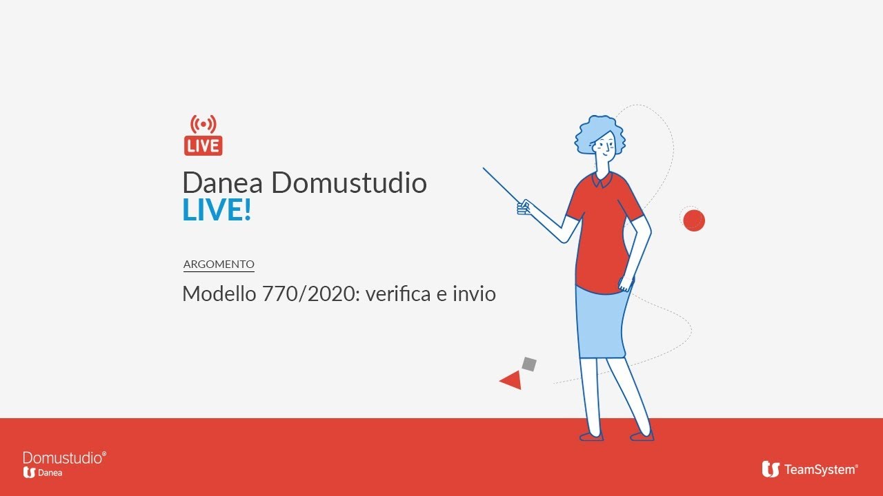Modello 770/2020: verifica ed invio - Danea Domustudio LIVE!
