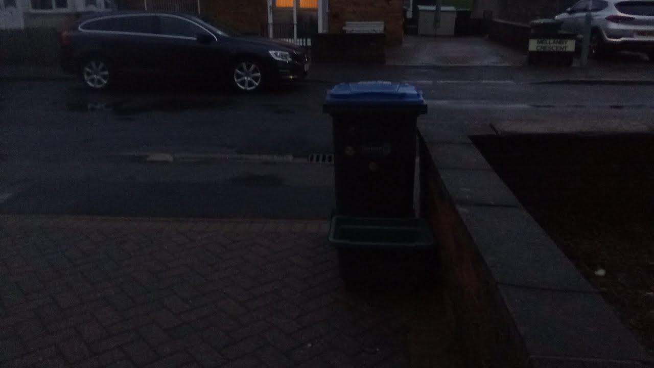 Putting the blue bin out Monday 12.01.26