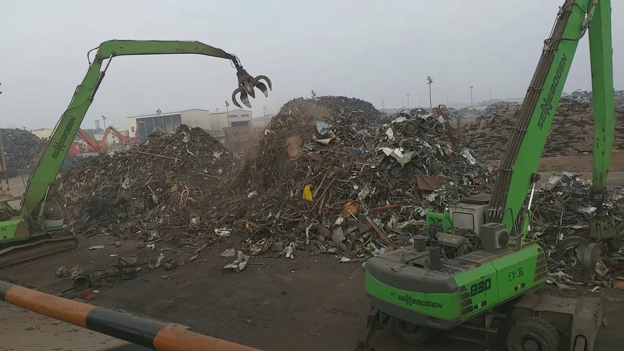 SENNEBOGEN 830 EXCAVATOR | LEIMBACH SHEAR MACHINE