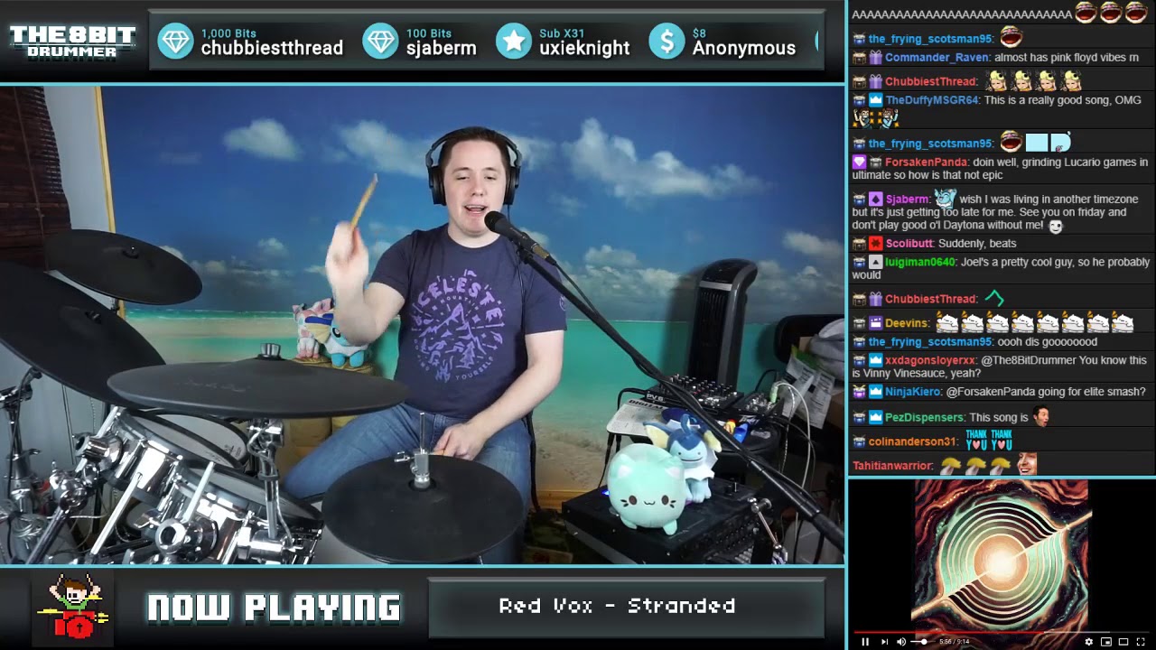 Red Vox - Stranded cover by The8BitDrummer