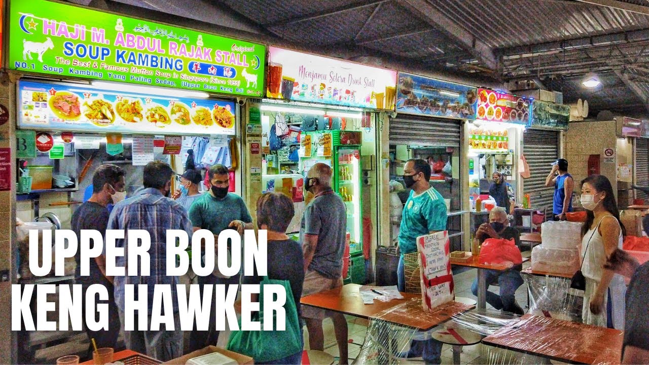 Upper Boon Keng Hawker Centre: Cycling for Kambing Soup (Mutton Soup)