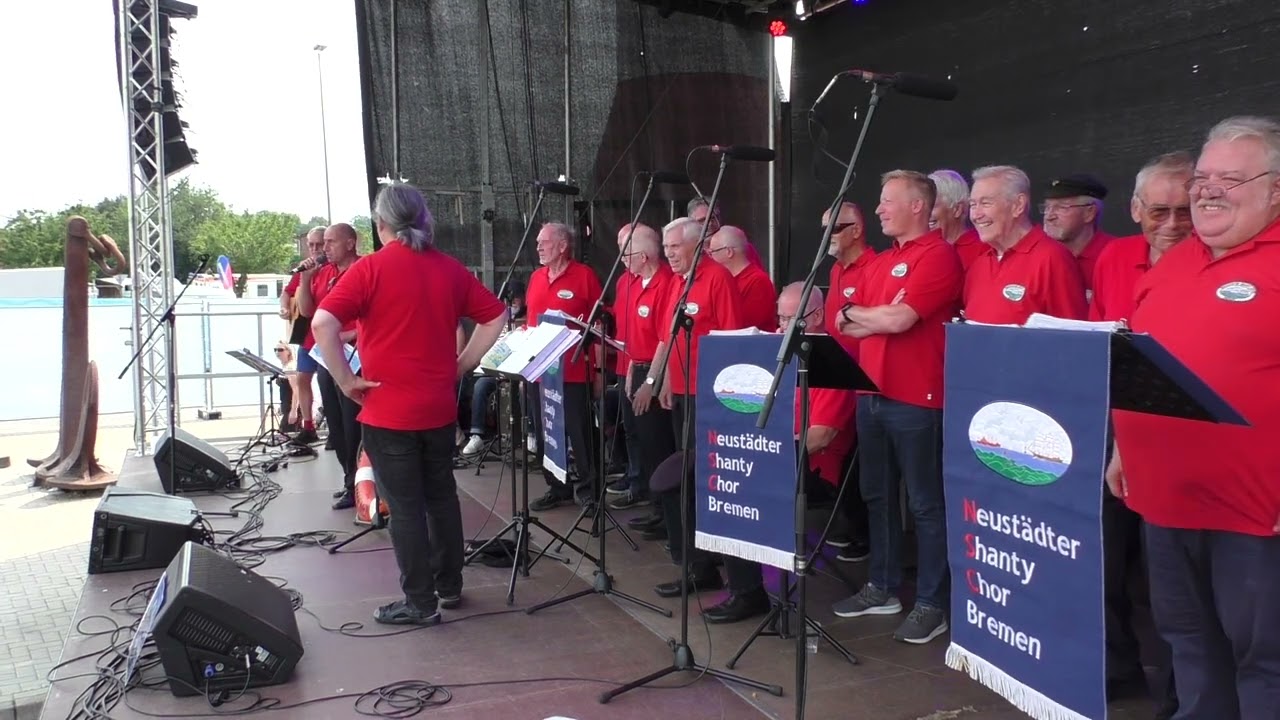 Auftritt des Neustädter Shanty Chors Bremen bei den Matjestagen Bremerhaven 2023, Teil 2