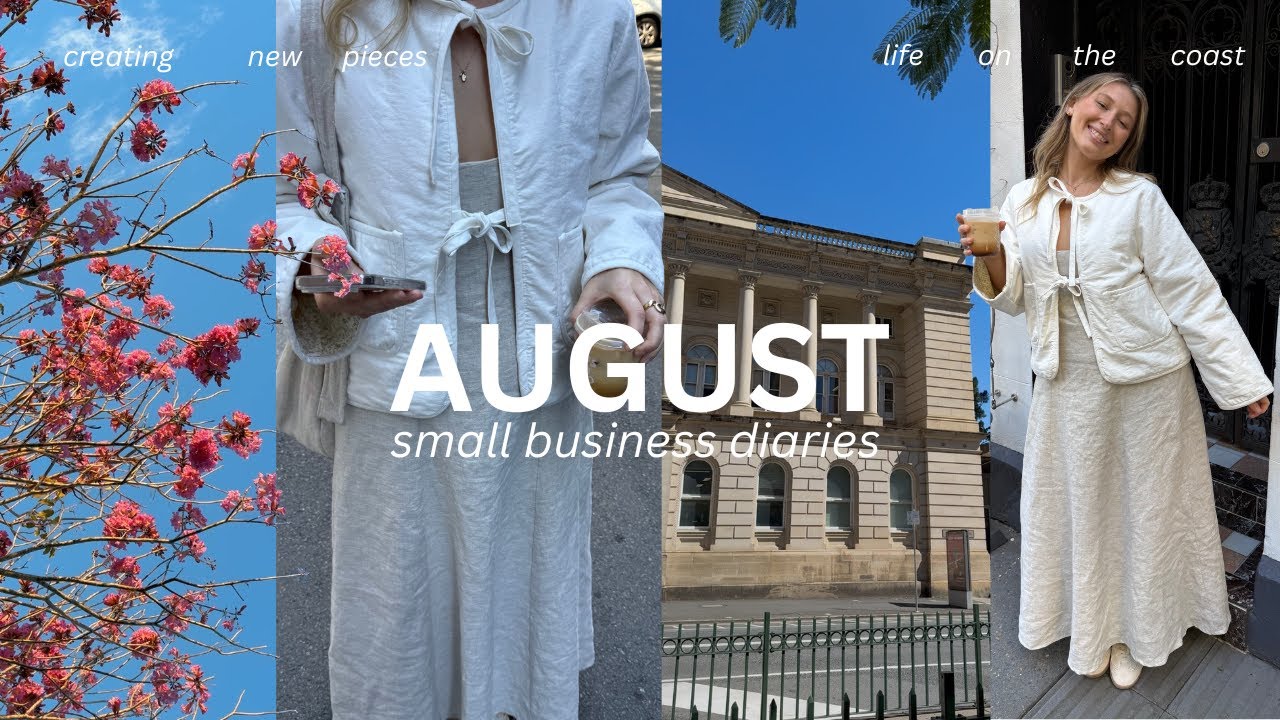 Creating a new collection, life on the Sunshine Coast & Content Strategy |Slow Fashion Brand Diaries