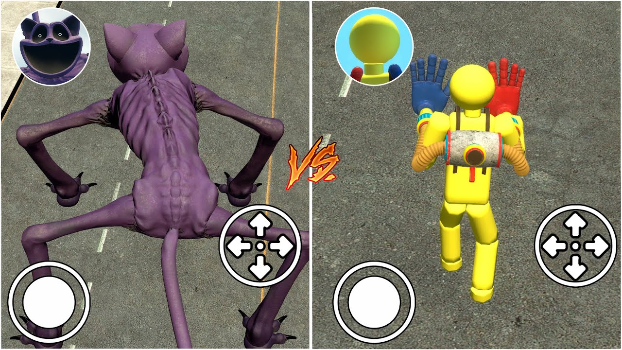 Playing as PLAYER vs Playing as CATNAP in THE CITY?! (Garry's Mod)