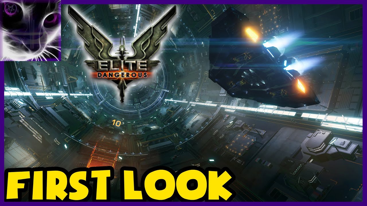 Elite: Dangerous - MMO Spaceship Simulator - FIRST LOOK (Co-op) Ep.1