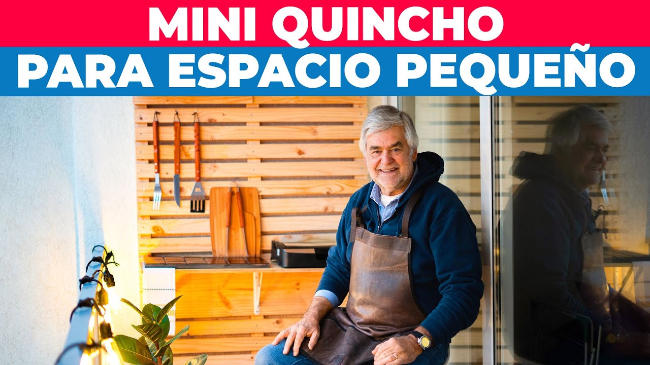 Cómo hacer un mini quincho en un espacio pequeño