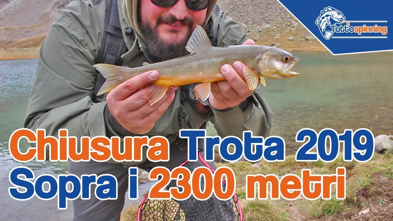 🎣 SALMERINI in LAGO ALPINO durante la CHIUSURA 2019