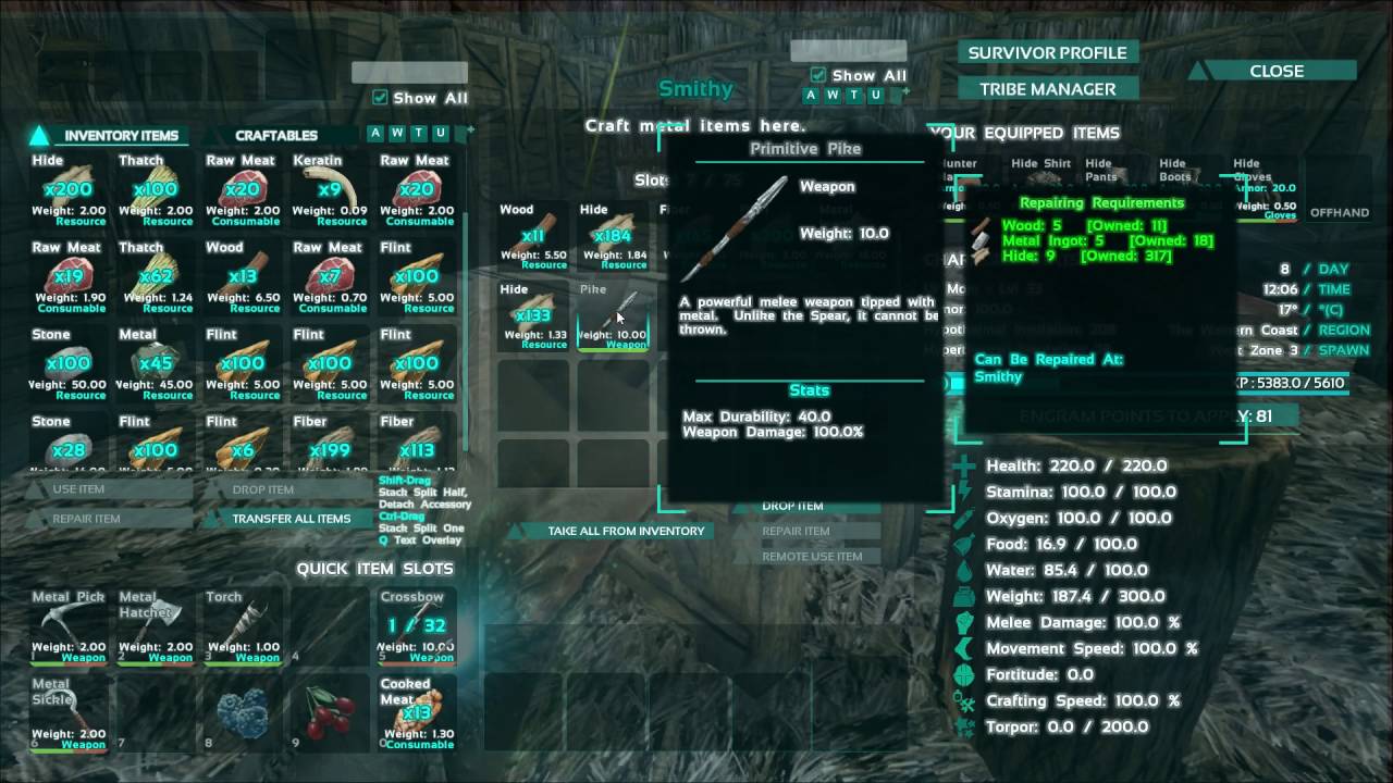 How to repair item that is not broken - ARK Survival Evolved