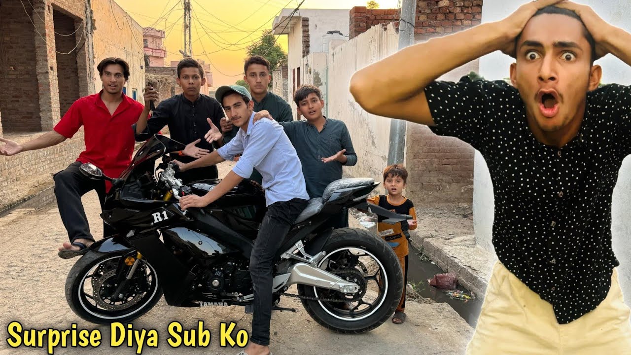 Suprise Diya Ghar Walo Ko | Sub Na Havey Bike Dake Li