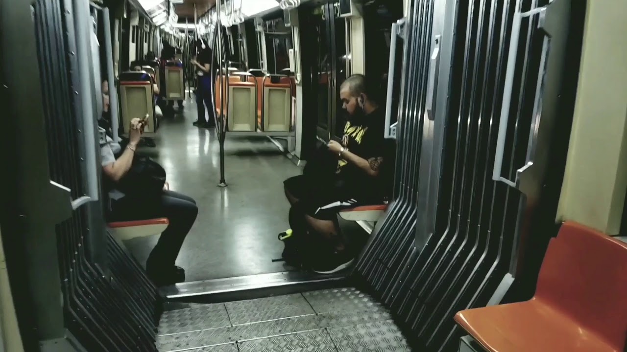 Metro de Santiago: Linea 1, Alstom NS-93 Viaje San Pablo - Las Rejas