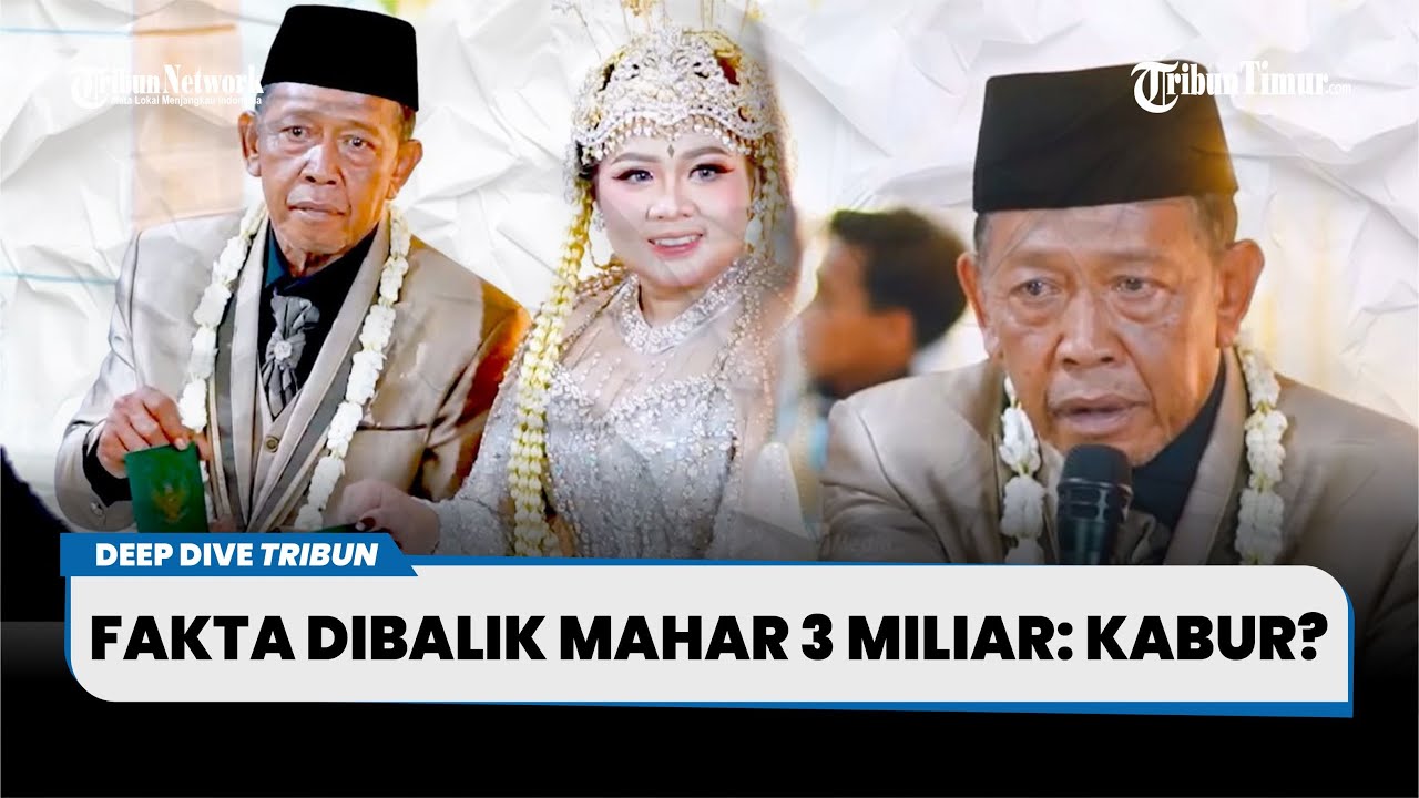 HEBOH! Mahar Si Tarman Fantastis Rp 3 Miliar, Pasangan yang Viral Siasat Kabur atau Honey Moon?