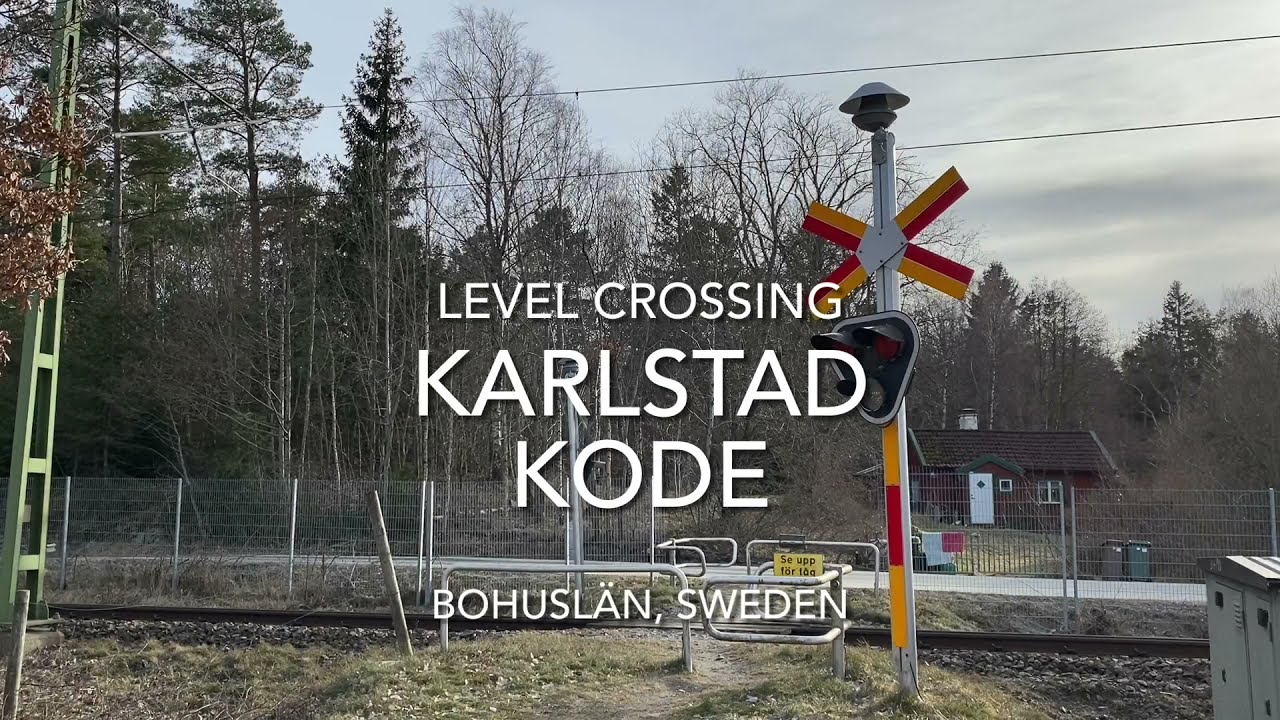 Level Crossing, Karlstad, Kode, Bohuslän, Sweden