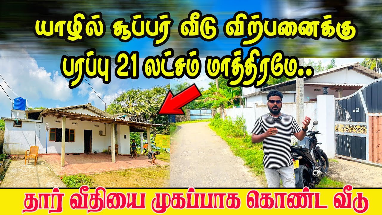 யாழில் மலிவு விலையில் வீடு விற்பனை😳முந்துபவர்களுக்கு அதிஸ்ரம் #jaffna #landsale #realestate #home