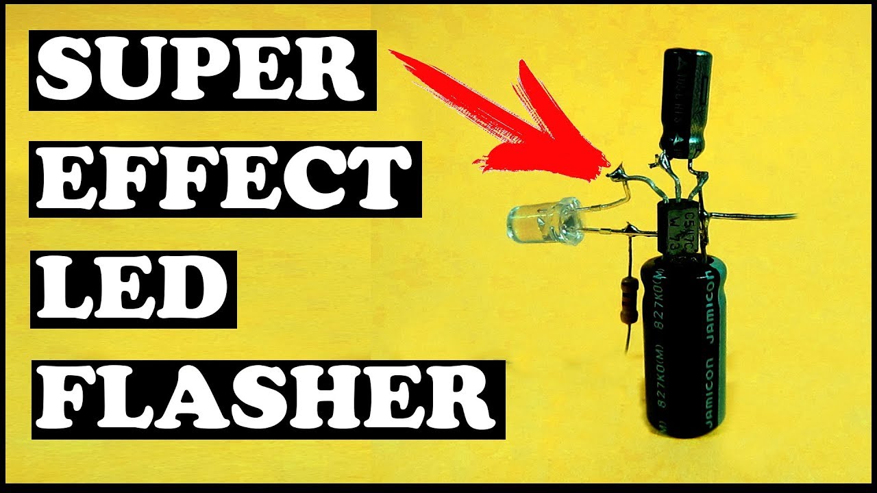 Super EFFECT LED!!!!! Only one transistor!!!!