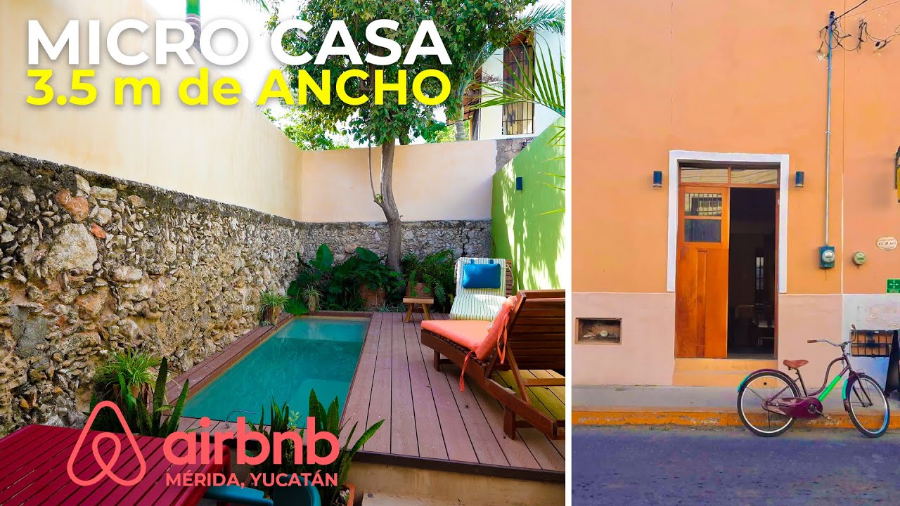 MICRO CASA (Airbnb) de 3 METROS de ANCHO, en el CENTRO de M&Eacute;RIDA | Visitando Airbnb's