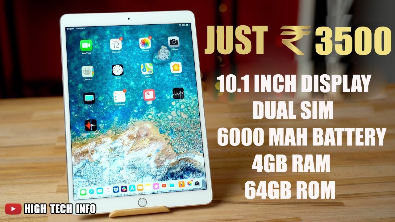10 INCH DUAL SIM 4G TABLET with 4GB RAM - UNBOXING