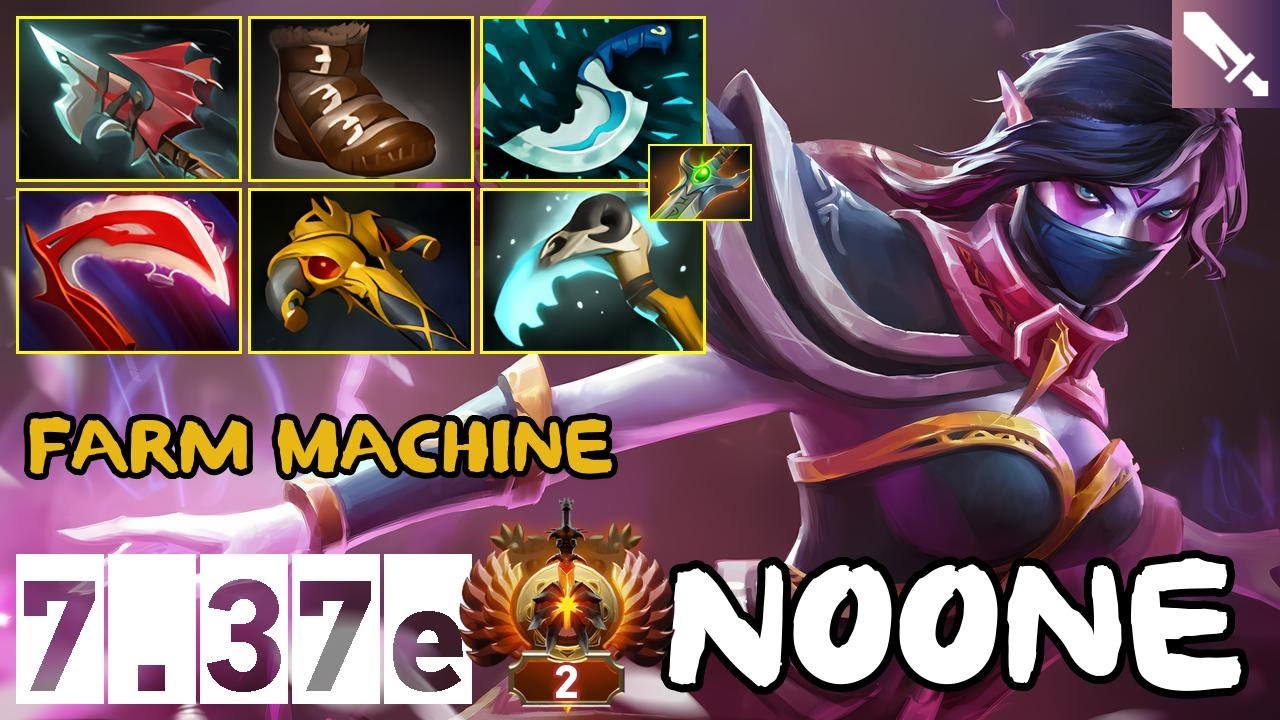 Noone - Templar Assassin  - Farm Machine - 7.37e - Immortal Dota