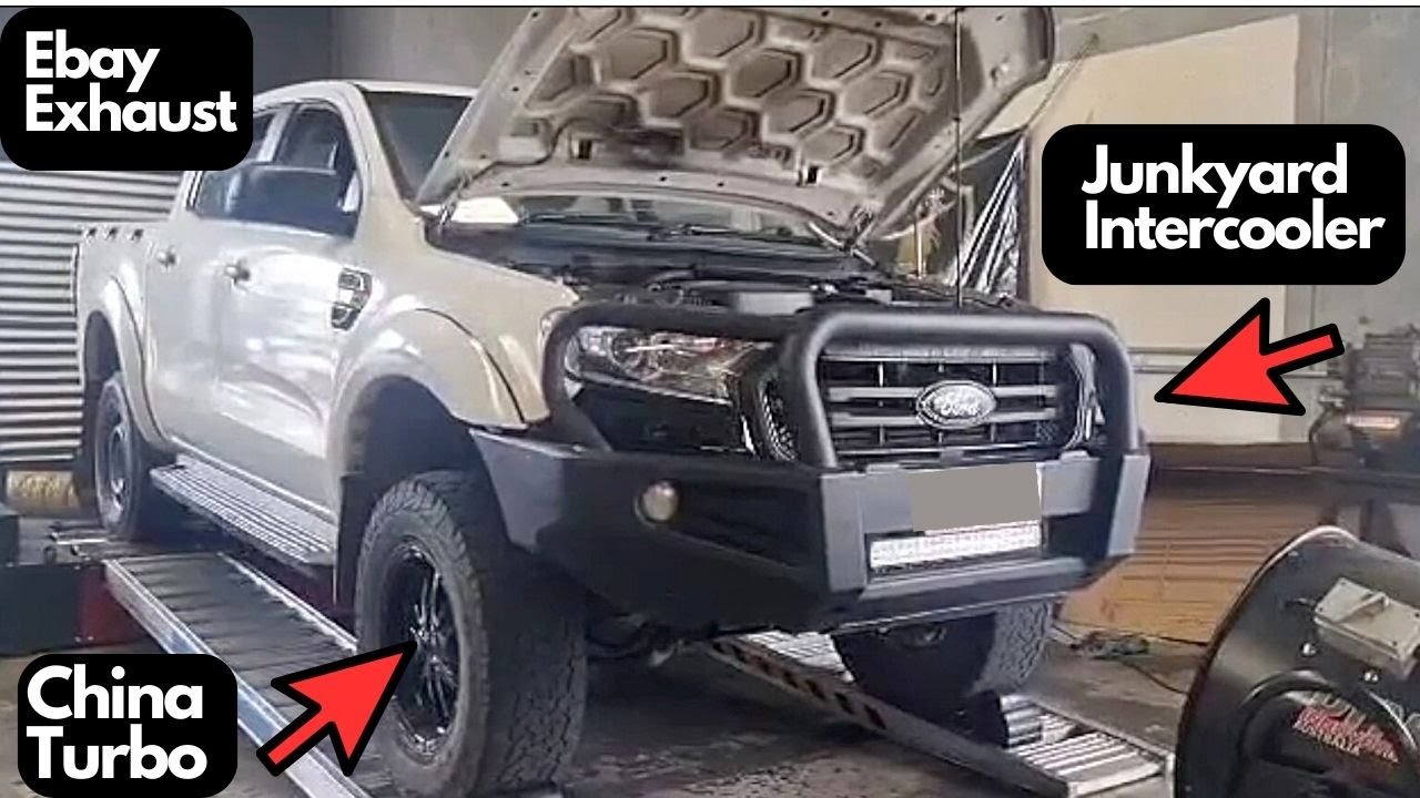 355 000 KM Junkyard & Ebay built Ford Ranger Hits the Dyno