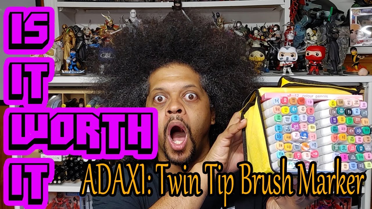 #ADAXI Dual Ended Brush Markers - Is it Worth it? -Adaxi #markers Artist PRODUCT REVIEW