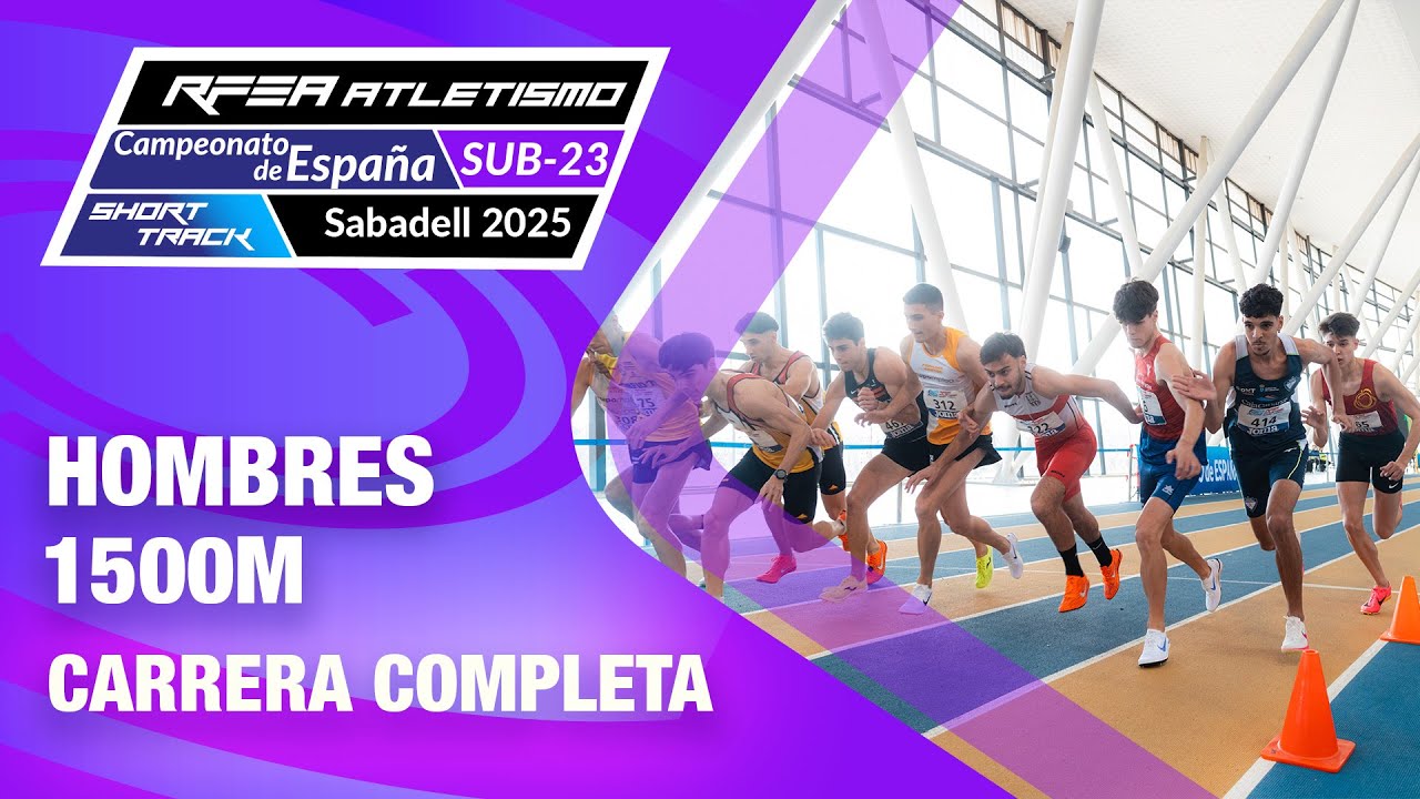 Final 1.500m hombres - Campeonato de España Sub23 Short Track - Sabadell 2025 - Pedro Viciosa