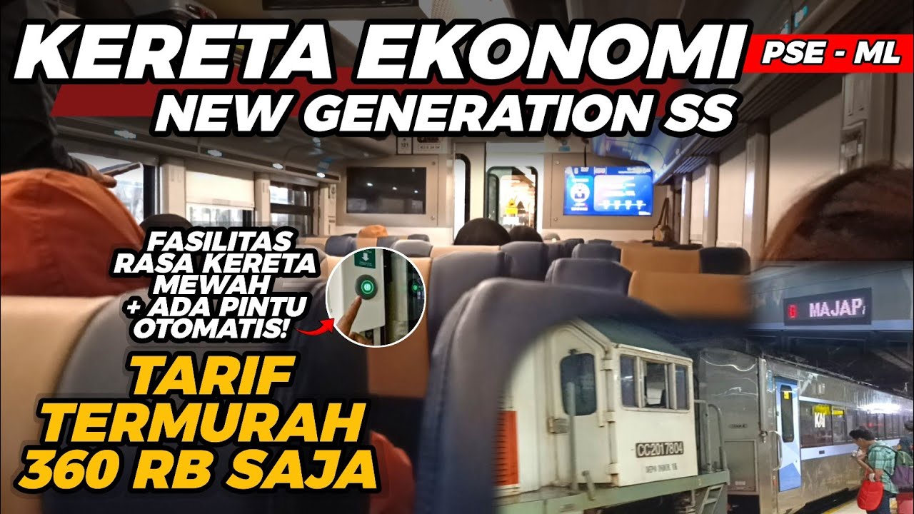 KERETA EKONOMI MEWAH JAKARTA - MALANG INI MENJADI PILIHAN TERBAIK!! Trip KA Majapahit New Generation