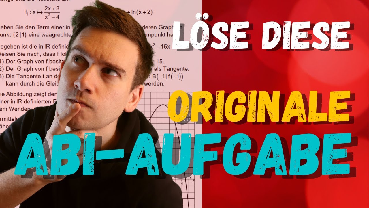 Löse diese Analysis-Abi-Aufgaben | Rechensession | Mathe Abi Analysis Bayern 2018