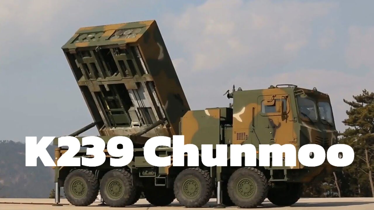 K239 Chunmoo MLRS live fire #military #artileri