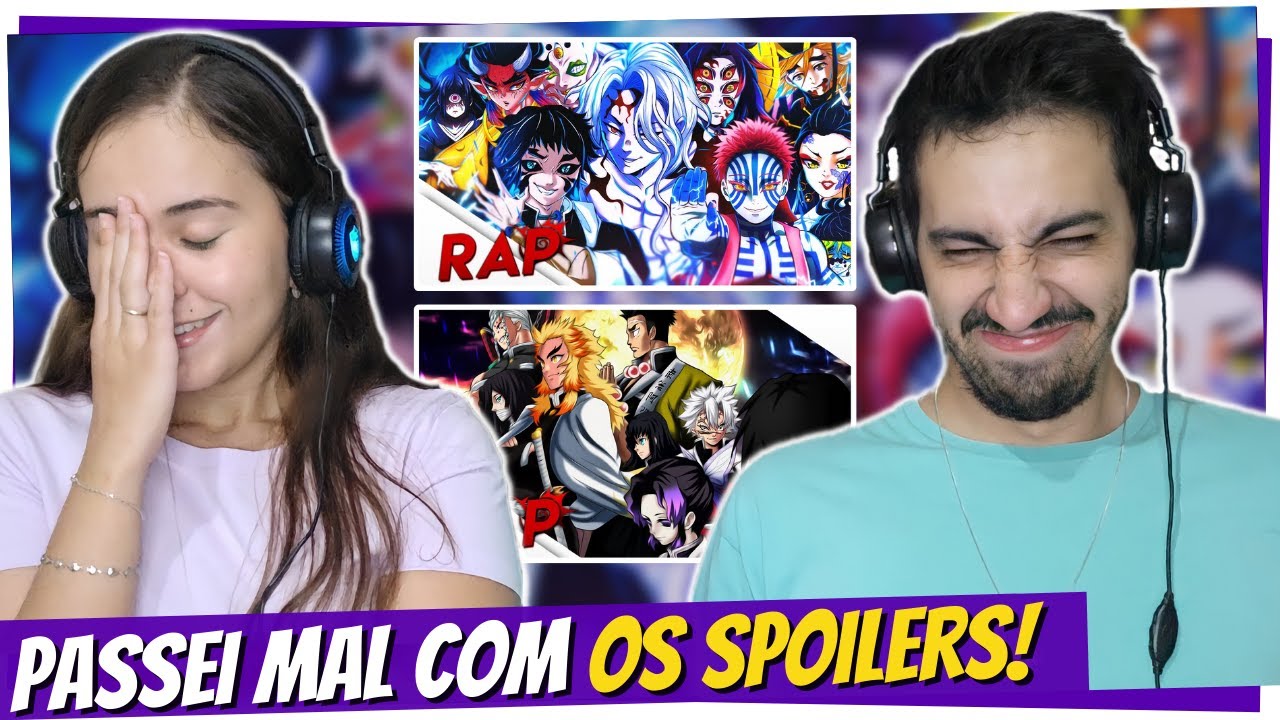 Rap dos Hashiras e Rap dos 12 Kizuki (Demon Slayer: Kimetsu no Yaiba) | Sting | REACT 🎵