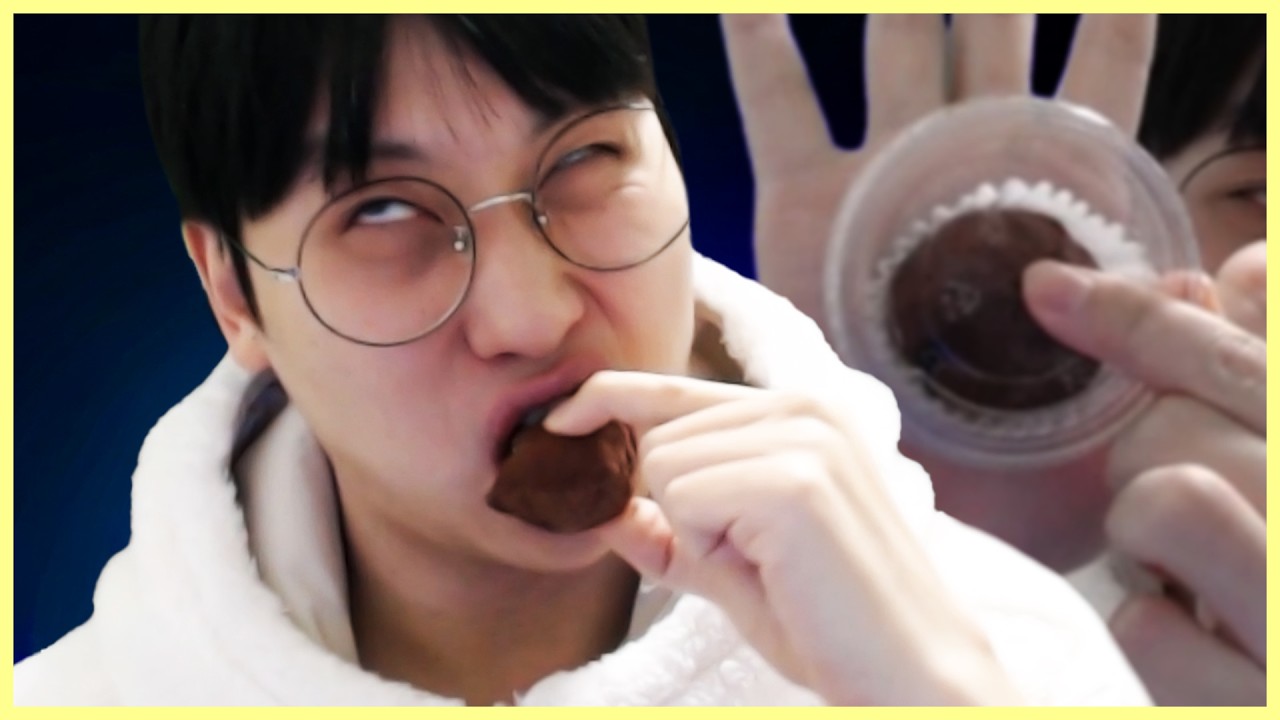 노령진 진짜 두쫀쿠 먹방(+삭발 공지)
