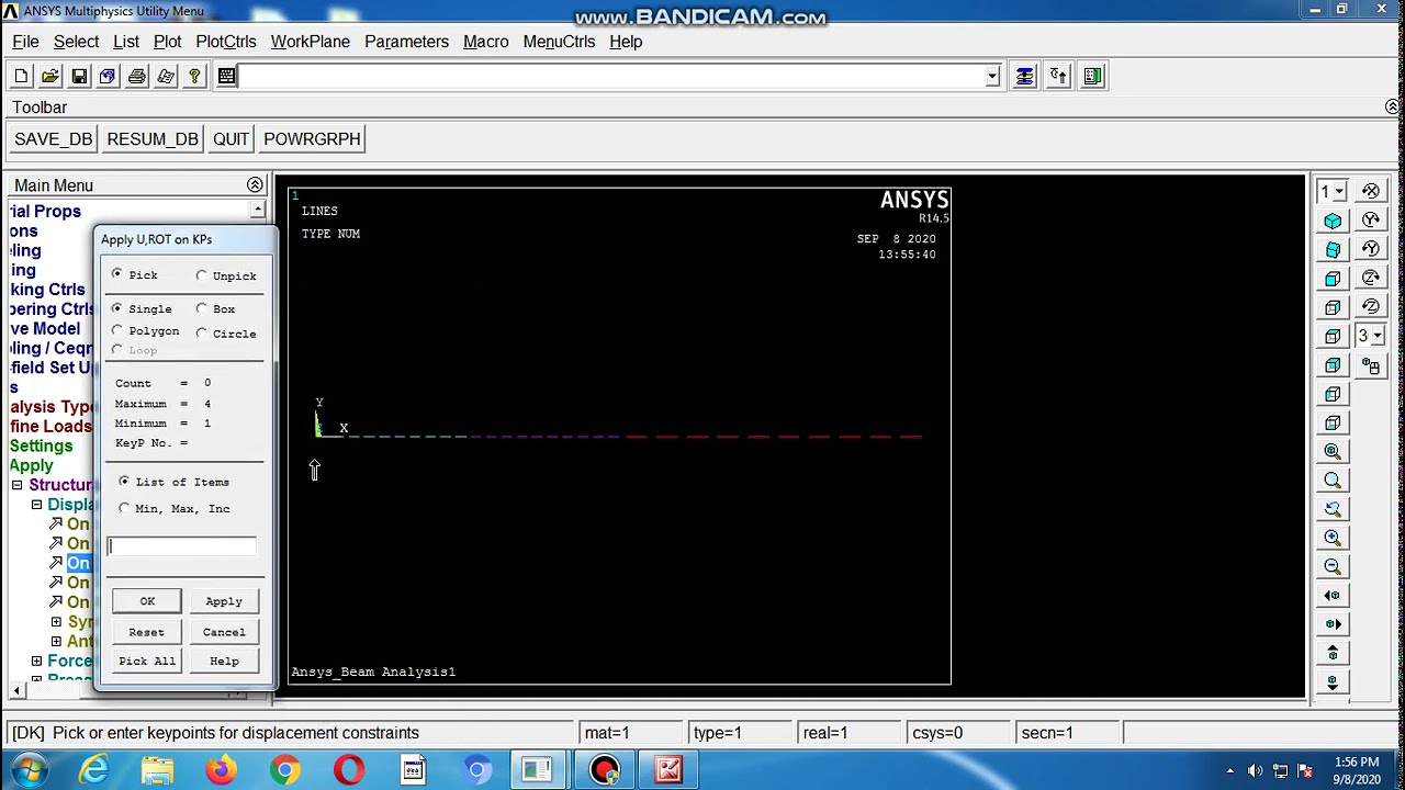 ANSYS_ Beam Analysis_ UDL